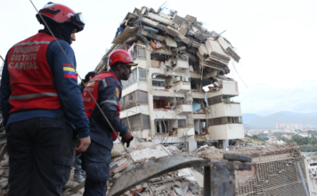 Mantienen búsqueda de sobrevivientes tras terremotos en Venezuela