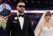 Adam Sandler ofició la boda de Taylor Swift y Travis Kelce