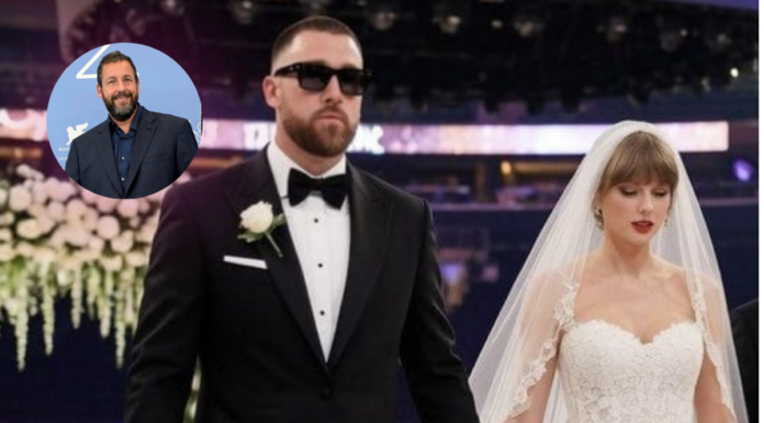 Adam Sandler ofició la boda de Taylor Swift y Travis Kelce