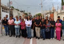 Inauguran pavimentación con adoquín en colonia San Alfonso, Atlixco
