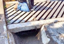 Texmelucan realiza limpieza de alcantarillas y drenaje ante lluvias