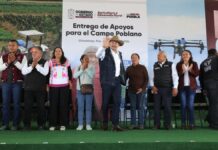 Armenta entrega apoyos al campo en microrregión de Huejotzingo