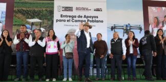 Armenta entrega apoyos al campo en microrregión de Huejotzingo