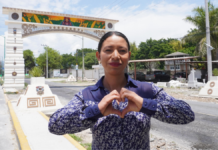 San Diego Chalma estrena arco de bienvenida con Obra Comunitaria