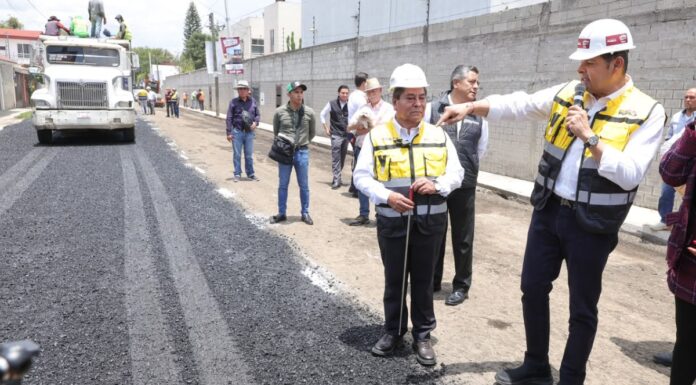 Calle Romero Vargas y de Diagonal Central, con 41% de avance