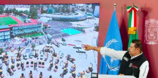 Armenta destaca modelo de infraestructura y pavimentación en Puebla