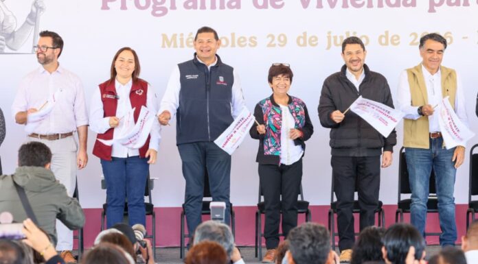 Arranca construcción de conjunto habitacional Carmen Serdán en Puebla