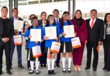 Tonantzin Fernández entrega becas de UDLAP a jóvenes cholultecas