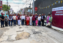 Rehabilitan calle 3 Norte y Deportivo Olmeca en San Pedro Cholula