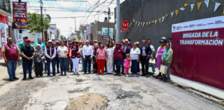 Rehabilitan calle 3 Norte y Deportivo Olmeca en San Pedro Cholula