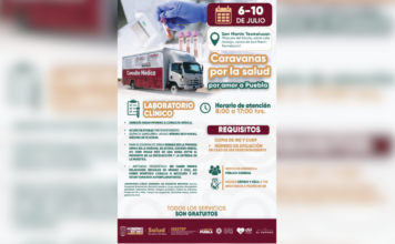 Texmelucan recibirá Caravanas por la Salud “Por Amor a Puebla”