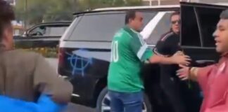 Gritan “asesino” a Cuahtémoc Blanco y rayan su camioneta
