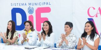 Lupita Cuautle firma convenios para ampliar asistencia social en San Andrés Cholula