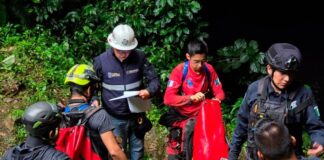 Hallan dos cuerpos más en gruta de Cuetzalan; suman tres fallecidos
