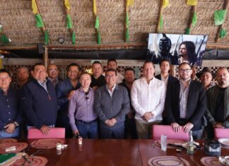 Pável Gaspar sostiene encuentros con empresarios y productores de Ocoyucan