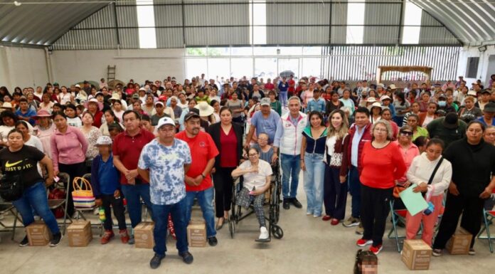 DIF Puebla Capital entrega 7 mil despensas en Totimehuacan y Chautla