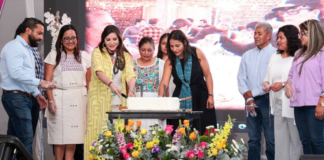 Lupita Cuautle inaugura la 25ª Feria del Queso en Tonantzintla