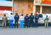 Texmelucan recupera vehículos con reporte de robo y retira pipas de gas LP