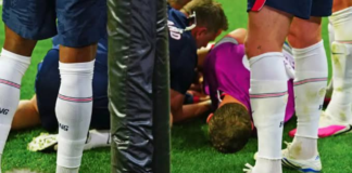 Jordan Henderson sufre grave lesión durante festejos de Inglaterra