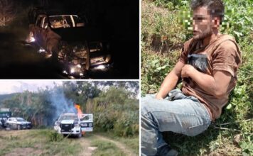 Intentan linchar a presunto ladrón en Huaquechula; incendian tres patrullas