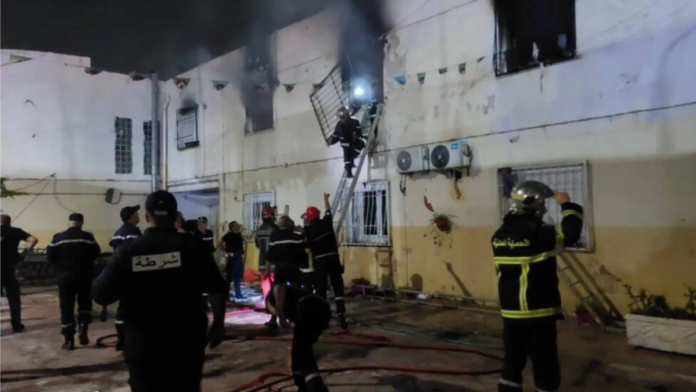 Incendio en Argelia