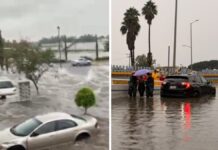 Lluvias dejan inundaciones en Huejotzingo, Amozoc y Puebla capital