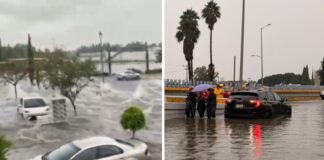 Lluvias dejan inundaciones en Huejotzingo, Amozoc y Puebla capital