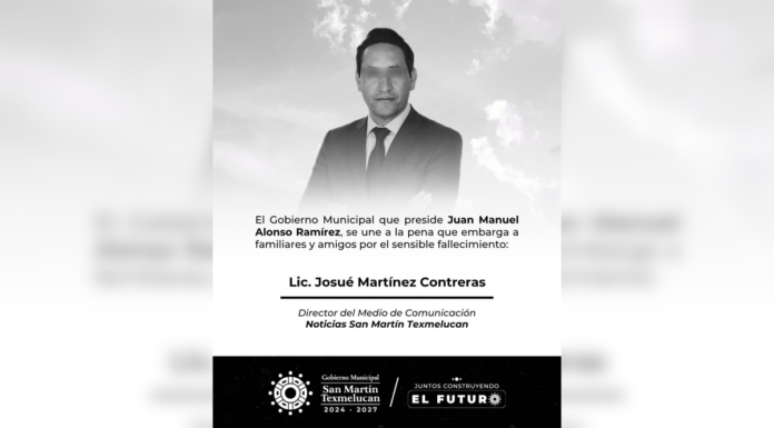 Texmelucan condena ataque contra el periodista Josué Martínez