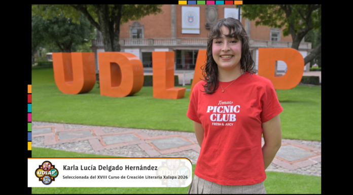 Estudiante UDLAP destaca en curso nacional de creación literaria