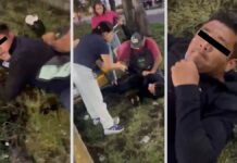 Retienen a presunto asaltante en la 31 Poniente y 16 Sur