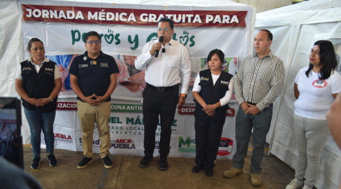 Miguel Márquez impulsa jornada de salud en Huauchinango