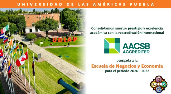 UDLAP obtiene reacreditación de Escuela de Negocios por AACSB