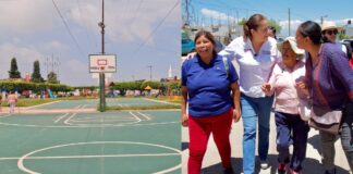 Con Obra Comunitaria rehabilitan Centro Deportivo en Huauchinango