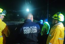 Patrulla fue arrastrada por río Atoyac en Ocoyucan