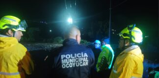 Patrulla fue arrastrada por río Atoyac en Ocoyucan