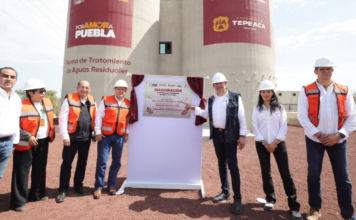 Inauguran planta de tratamiento de aguas en Tepeaca