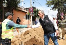 Pepe Chedraui supervisa pavimentación en Guadalupe Hidalgo 2da. Sección