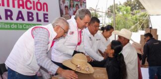 DIF Puebla Capital entrega 3 mil despensas en Santa María Guadalupe Tecola