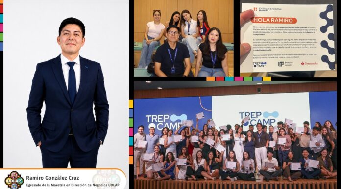 Egresado UDLAP participa en evento global de emprendedores