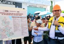 Armenta supervisa rehabilitación de Prolongación de Avenida 3 Sur