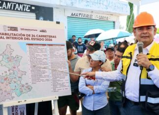 Armenta supervisa rehabilitación de Prolongación de Avenida 3 Sur