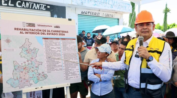 Armenta supervisa rehabilitación de Prolongación de Avenida 3 Sur