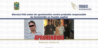 FGE Puebla aprehende a hombre señalado por feminicidio