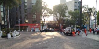 Puebla capital implementa operativo de limpieza tras México vs Ecuador