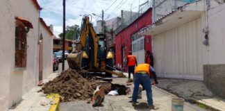 Por aparición de socavón, piden cambio de pavimento en colonia Buenos Aires