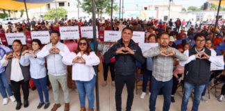 Entregan tinacos, calentadores solares y recursos para San José Chiapa