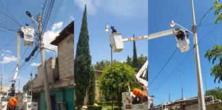 San Pedro Cholula realiza más de 140 acciones de alumbrado público