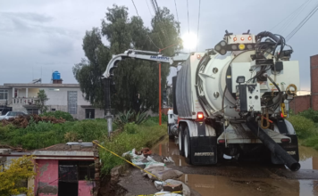 Mantienen operativo permanente por lluvias en San Pedro Cholula