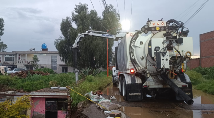 Mantienen operativo permanente por lluvias en San Pedro Cholula