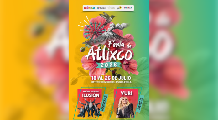 Yuri y Grupo Ilusión prenderán la Feria de Atlixco 2026